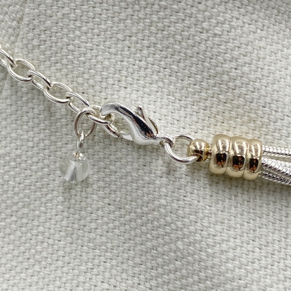 Silver Tone Multi Strand Necklace - Picture 5 of 9